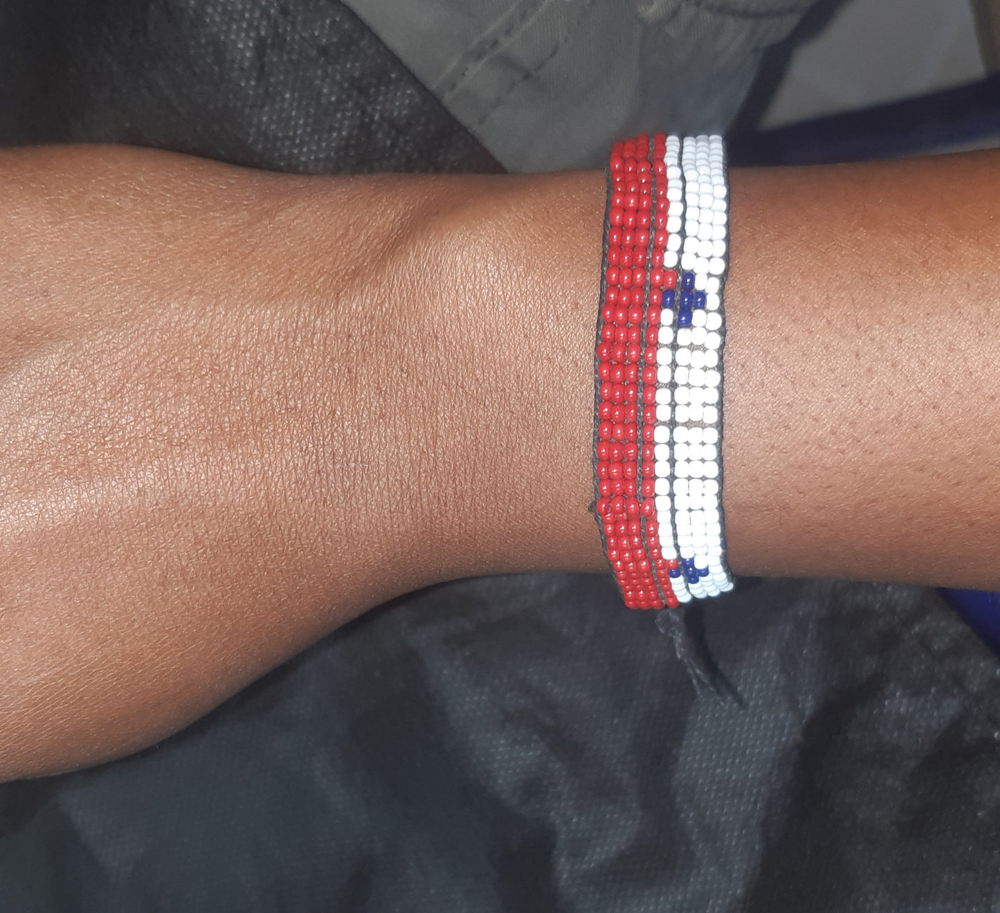 Shanga Beaded Elastic Bangle (Free size)