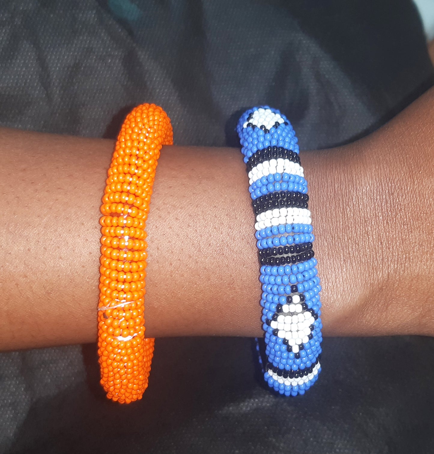 Shanga Beaded Fixed Width Bangle (Luku class)