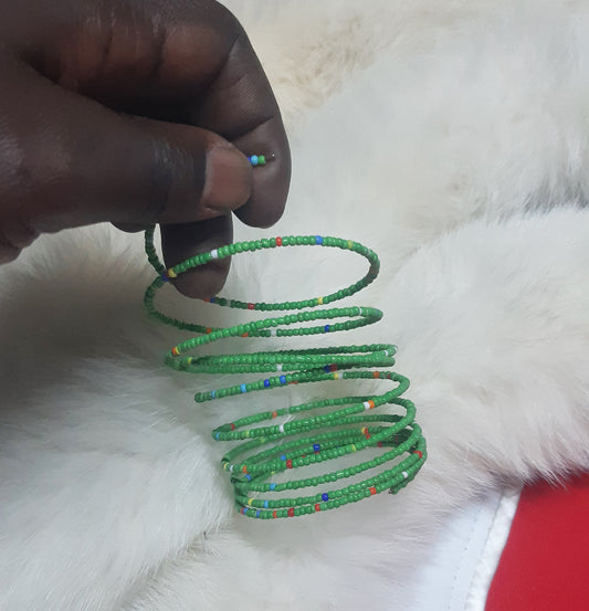 Shanga Beaded Wrap Bangle (Nyota)