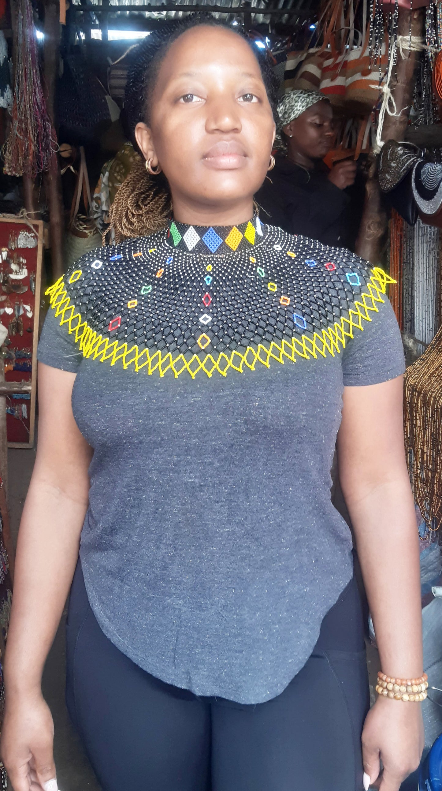 Shanga Beaded Chocker Necklaces (Malikia)