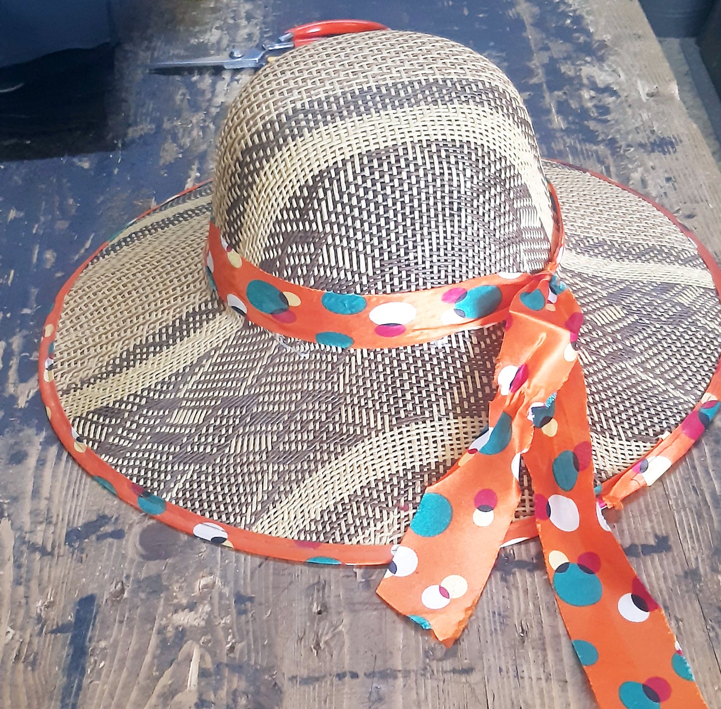 Shanga Kitenge Ribbon Hat