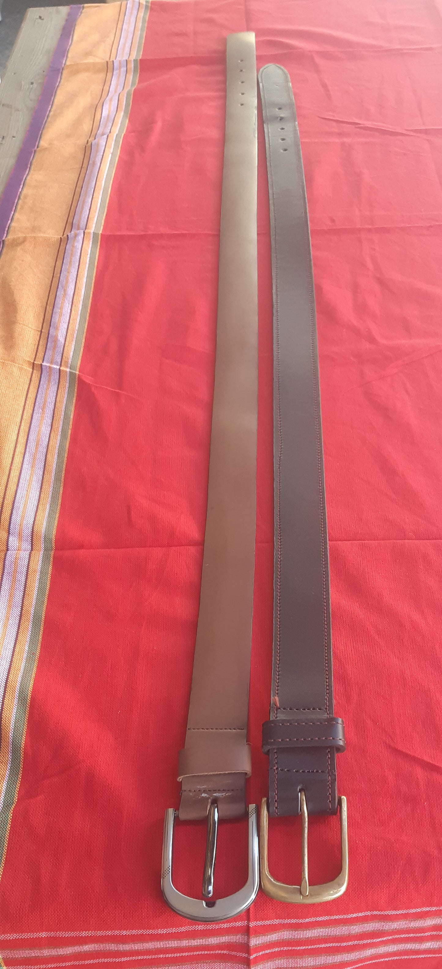 Shanga Plain Leather Belt