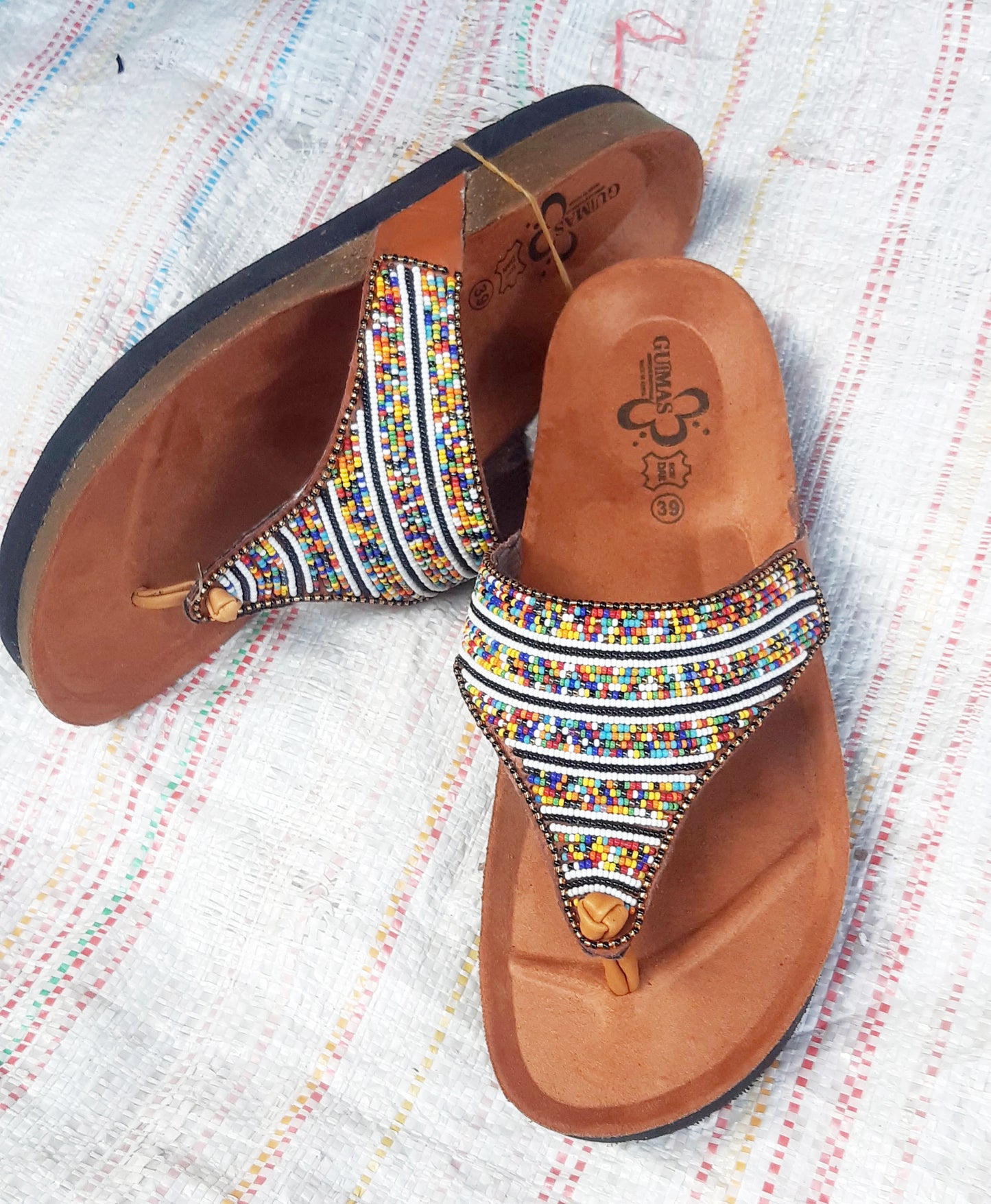 Shanga beaded Cork Sandals (CRK-FGL-1)