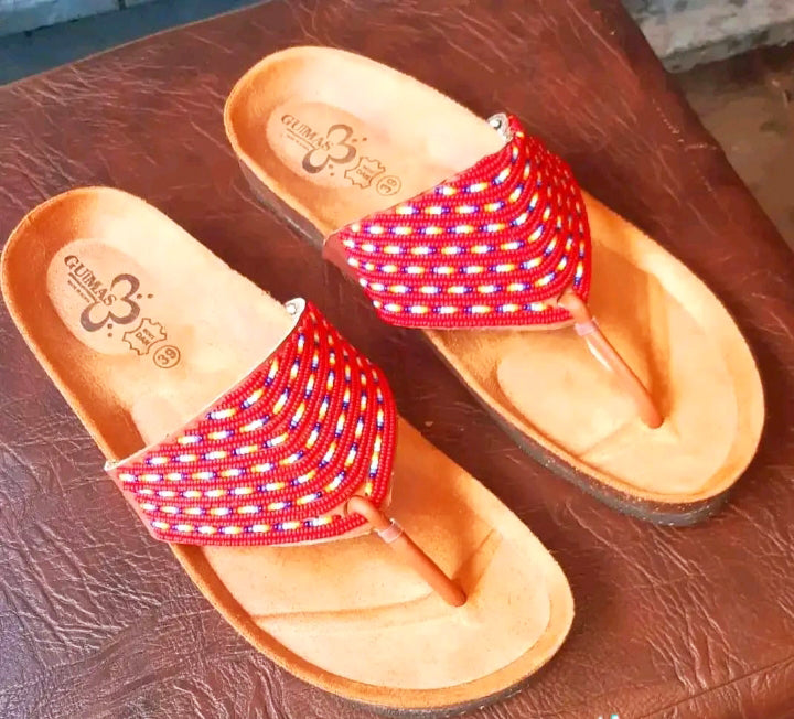 Shanga beaded Cork Sandals (CRK-FGL-3)