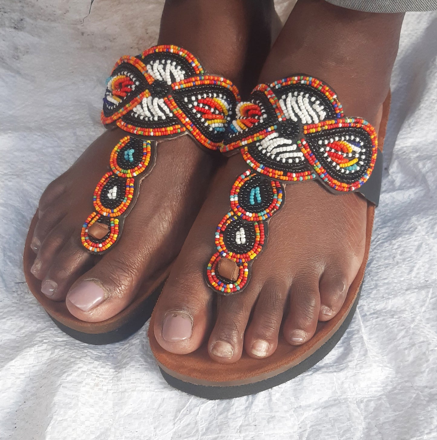 Shanga beaded Cork Sandals (CRK-HGL-3)