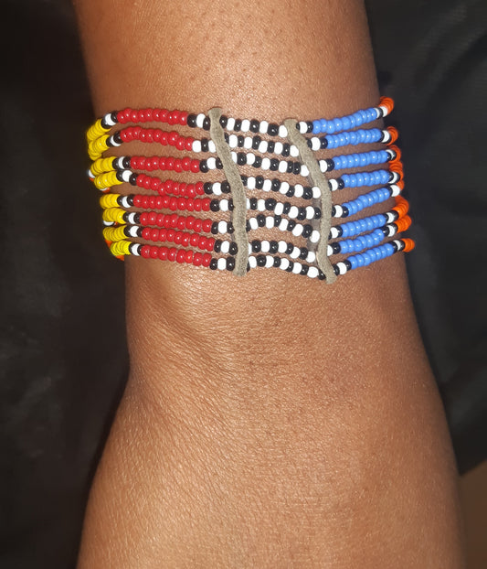 Shanga Beaded Cuff Bangle (Suku-mini)