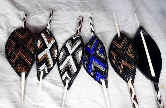 Shanga Beaded Hair Pin