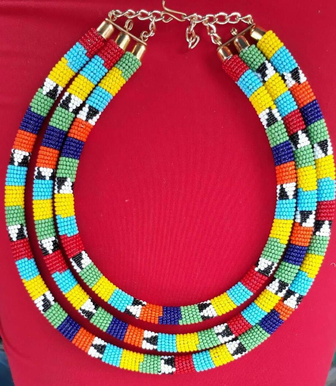 Shanga Beaded Necklace (Sherehe)