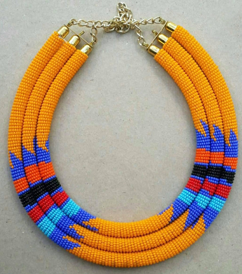 Shanga Beaded Necklace (Sherehe)