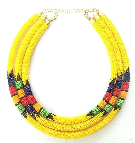 Shanga Beaded Necklace (Sherehe)