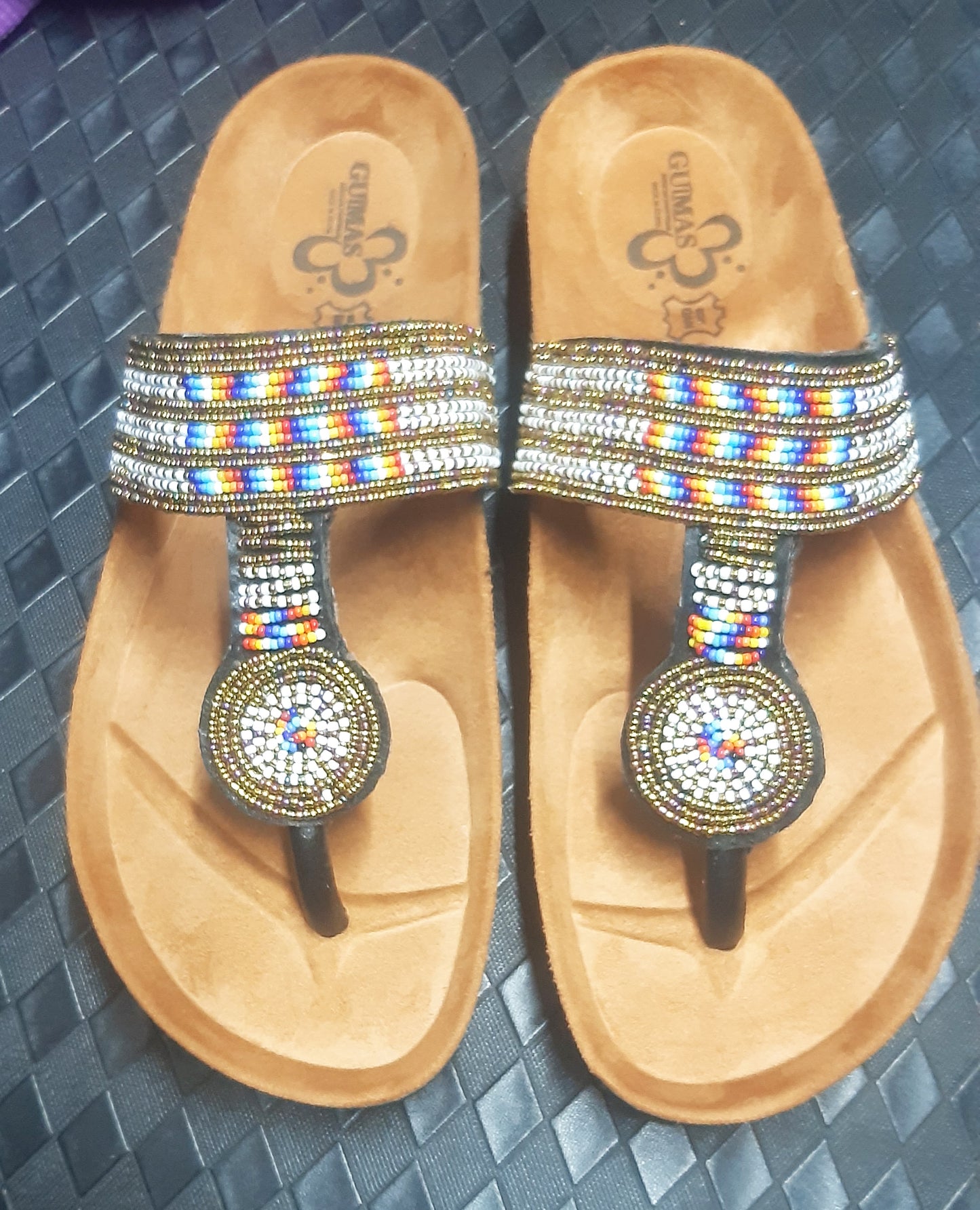 Shanga Beaded T-Cork sandals (CRK-T-5)