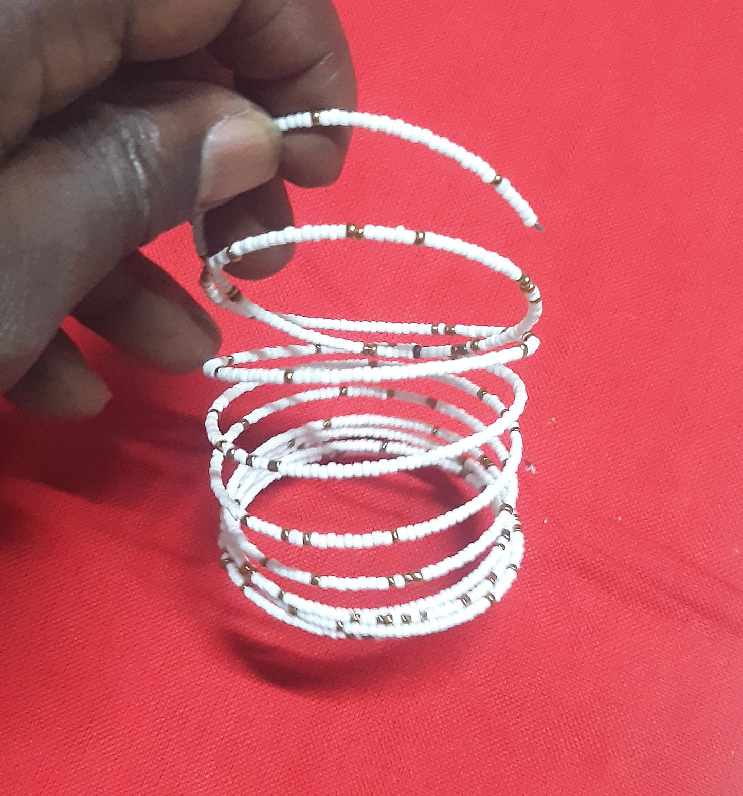 Shanga Beaded Wrap Bangle (Nyota)