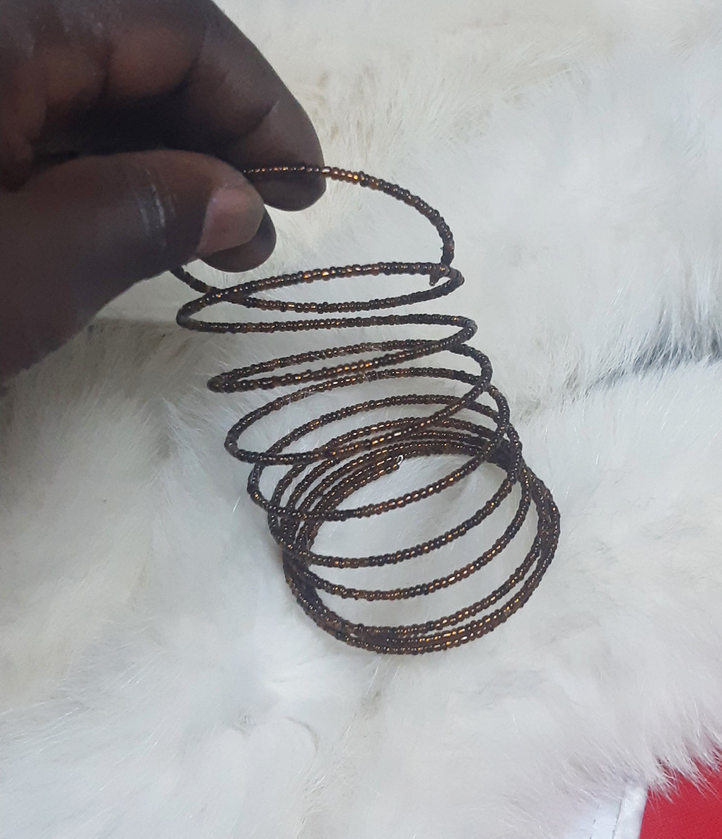 Shanga Beaded Wrap Bangle (Nyota)