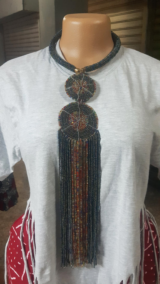 Shanga Beads Necklace (Tai Medali)