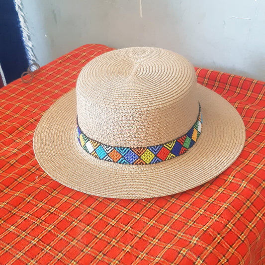 Shanga Wooven Ring Beaded Hat