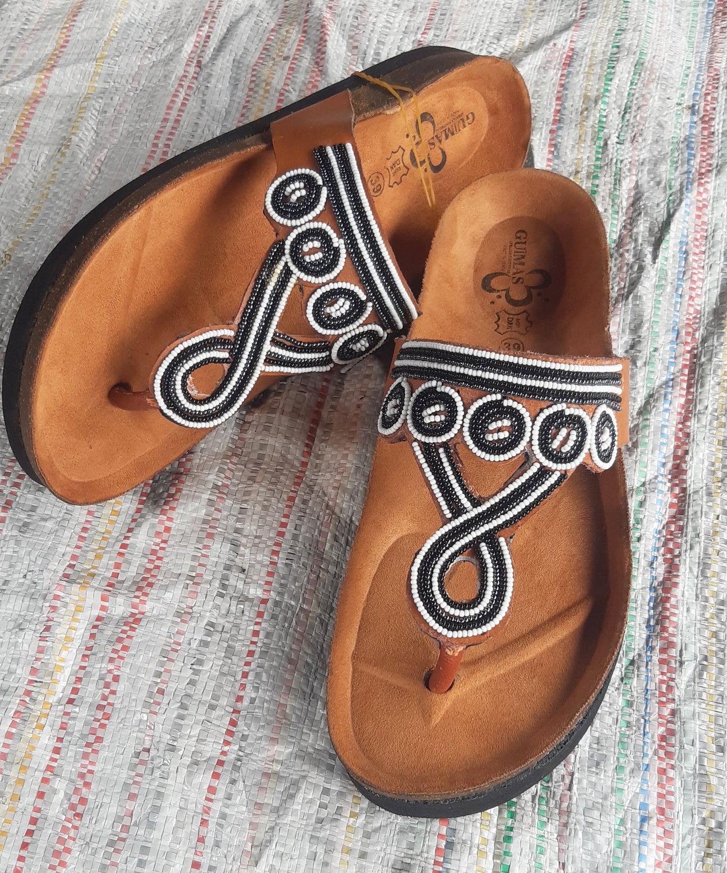 Shanga beaded Cork Sandals (CRK-D8-1)