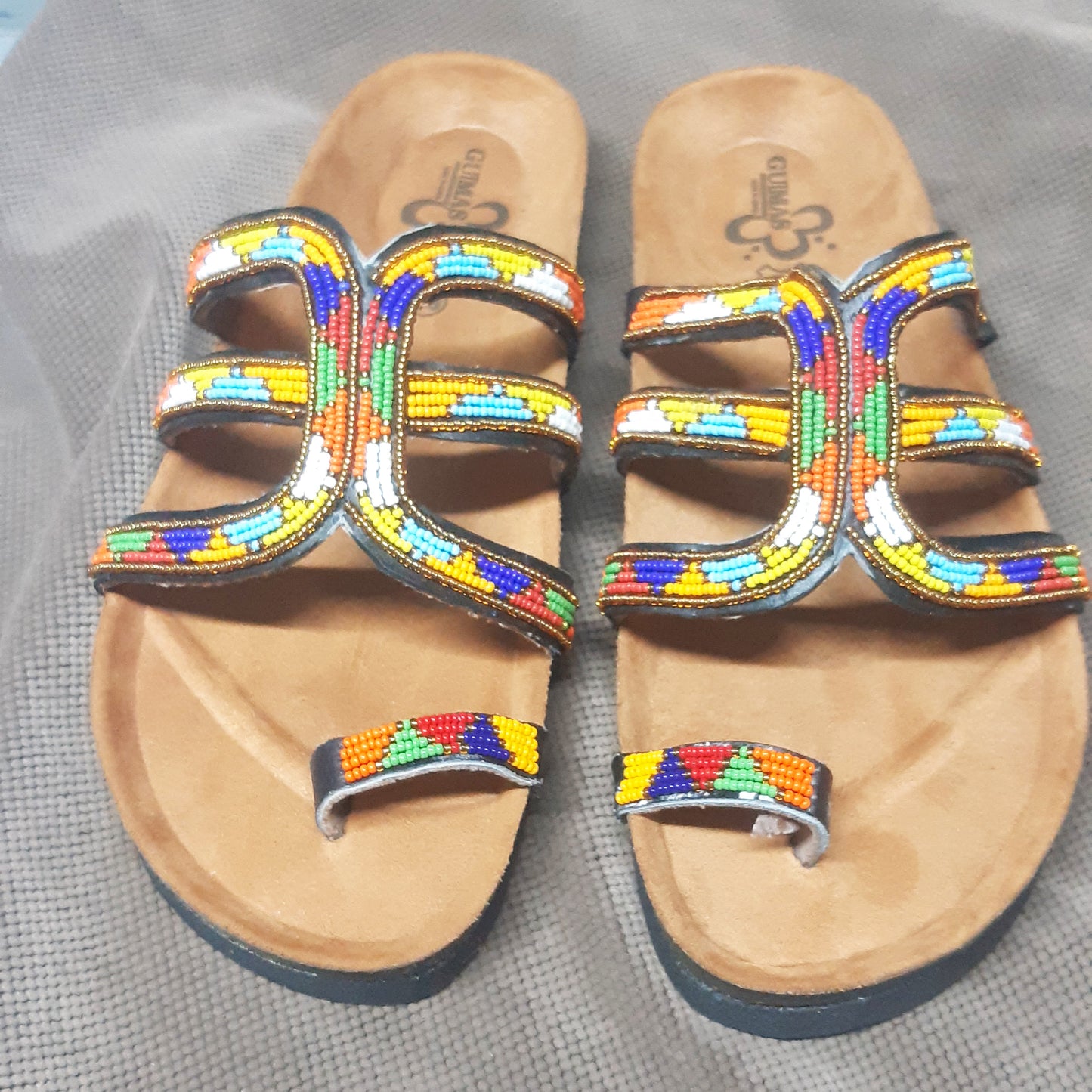 Shanga beaded Cork Sandals (CRK-DES-1)