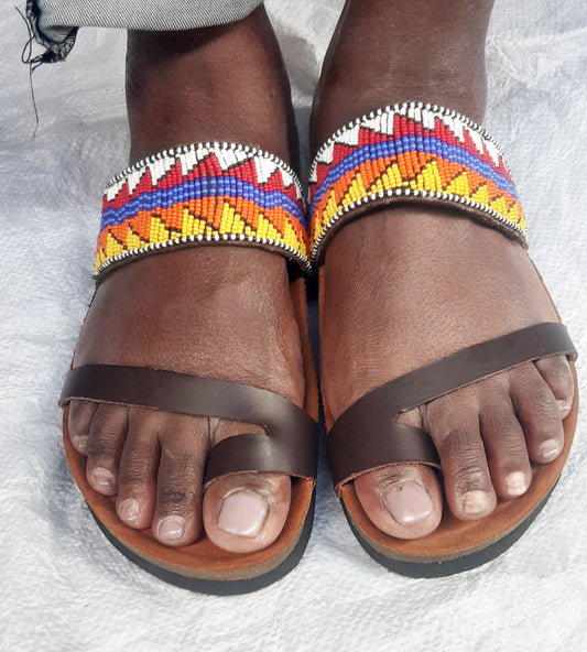 Shanga beaded Cork Sandals (CRK-DST-1)