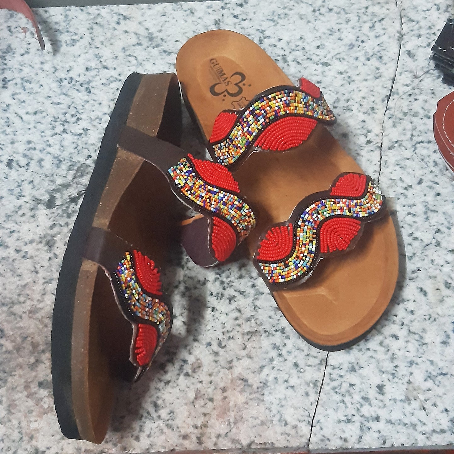 Shanga beaded Cork Sandals (CRK-DST-2)