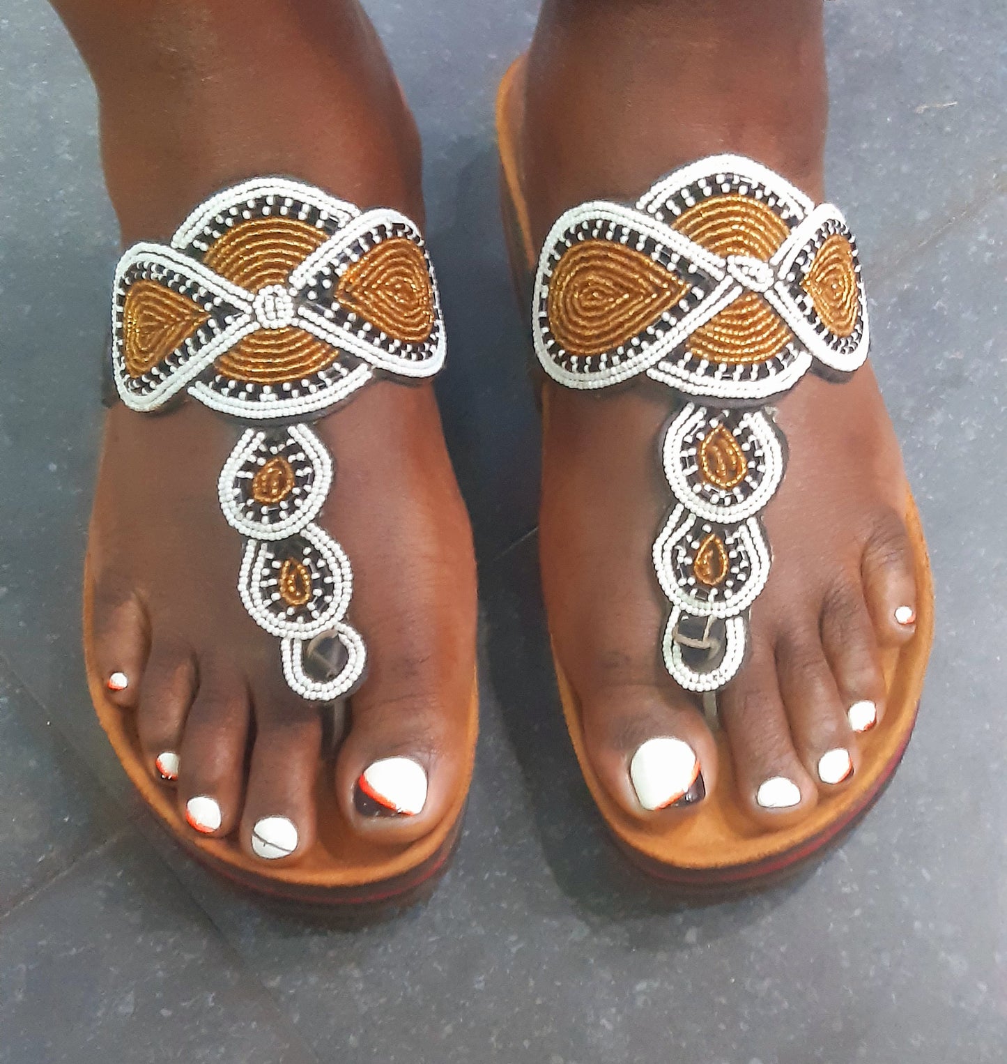 Shanga beaded Cork Sandals (CRK-HGL-1)