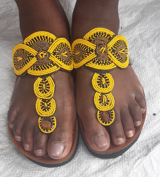 Shanga beaded Cork Sandals (CRK-HGL-2)