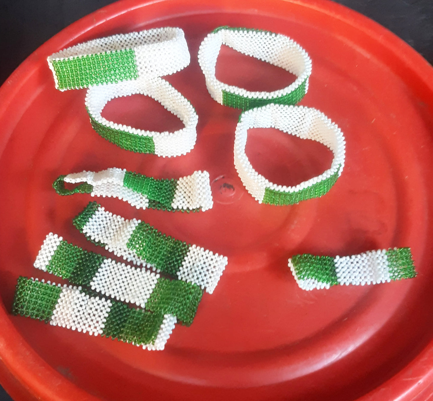 Shanga Beaded Double Layer Convertible Bangle (Mara)